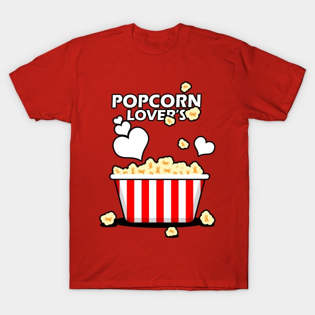 Popcorn Lover's T-Shirt by Capturedtee